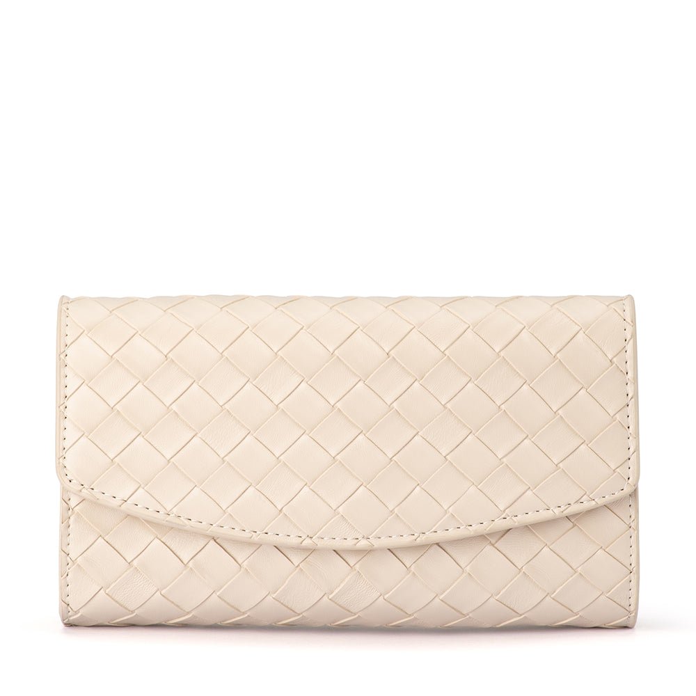 AISHA Embossed Clutch – Olga Berg