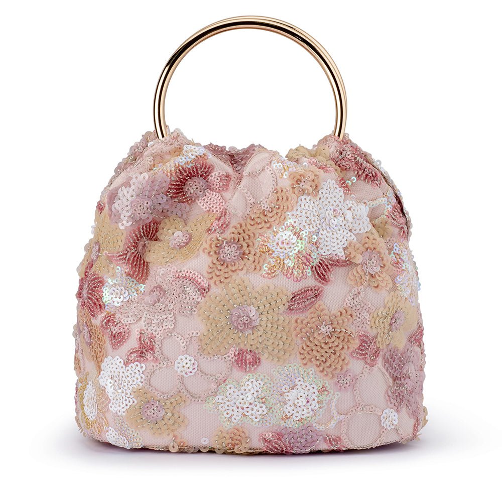 Shop ALFIE Floral Sequin Bag in Pink – Olga Berg