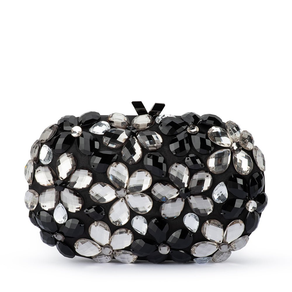 Victoria Crystal Flower Clutch