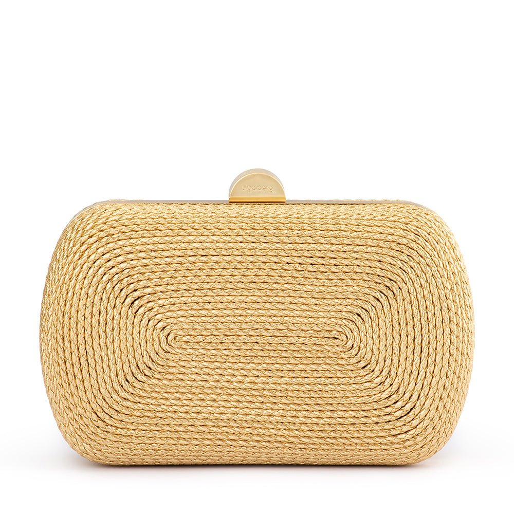 Shop MARTINA Gold Coiled Rope Clutch – Olga Berg
