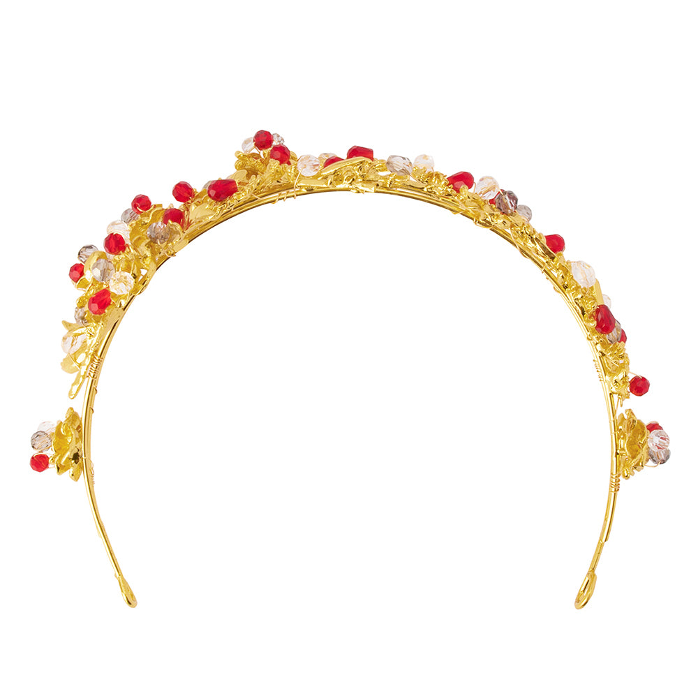 IRIS Beaded Leaf Headband