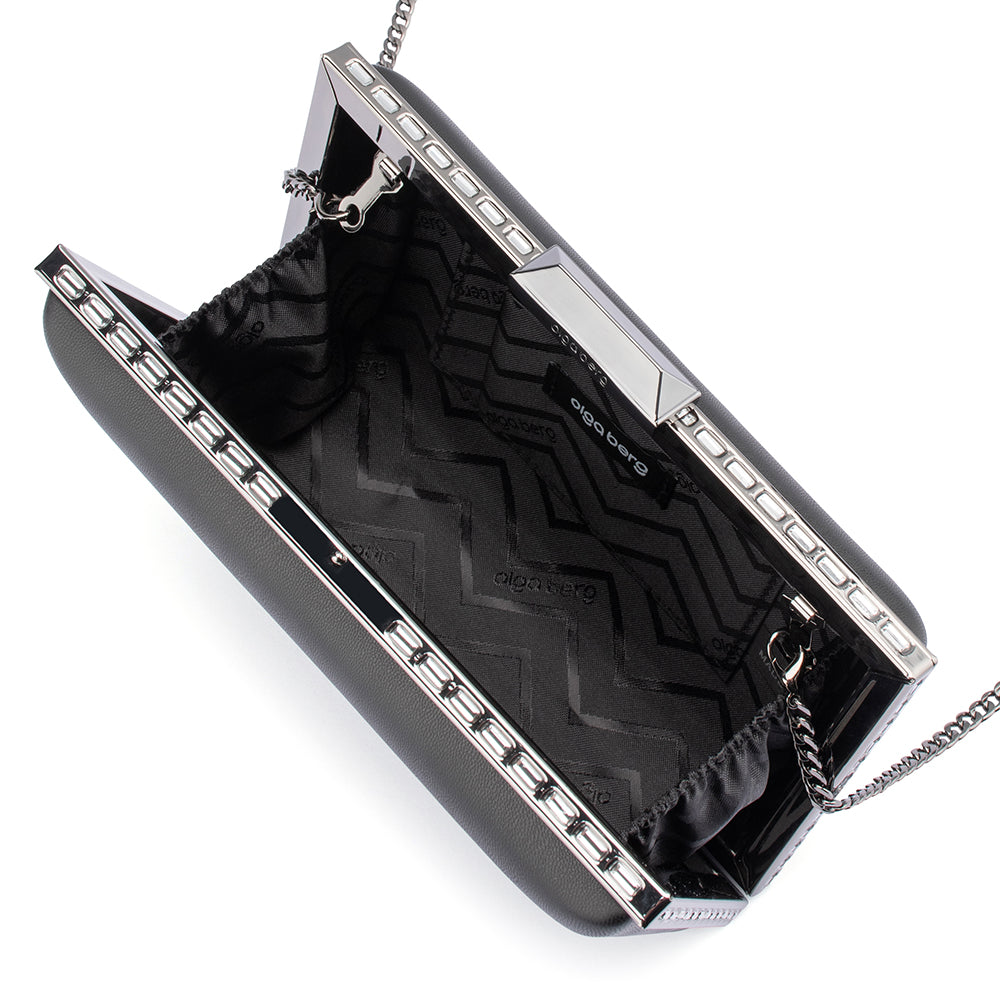 SAMMI Crystal Frame Clutch