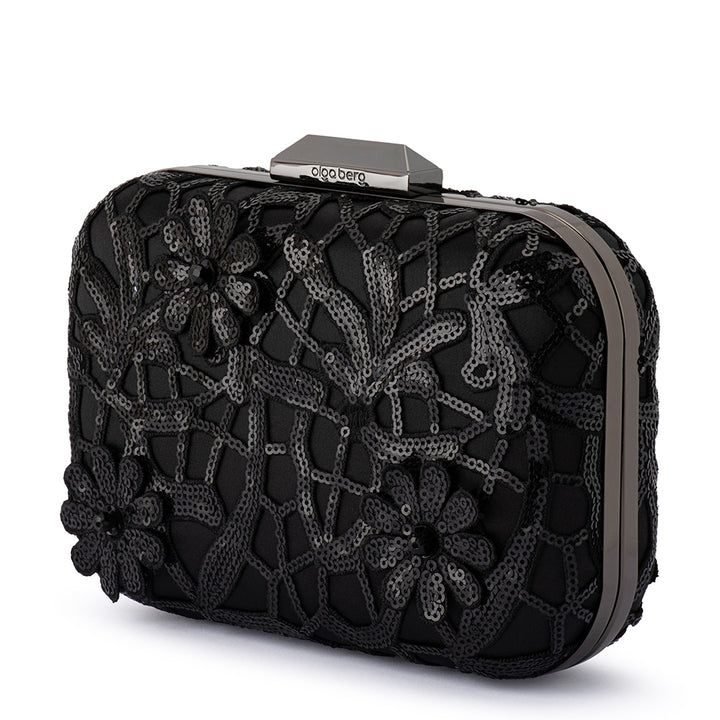 ELENA Appliqued Clutch