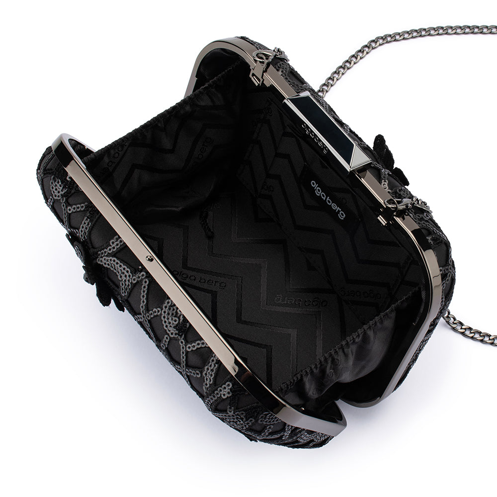 ELENA Appliqued Clutch