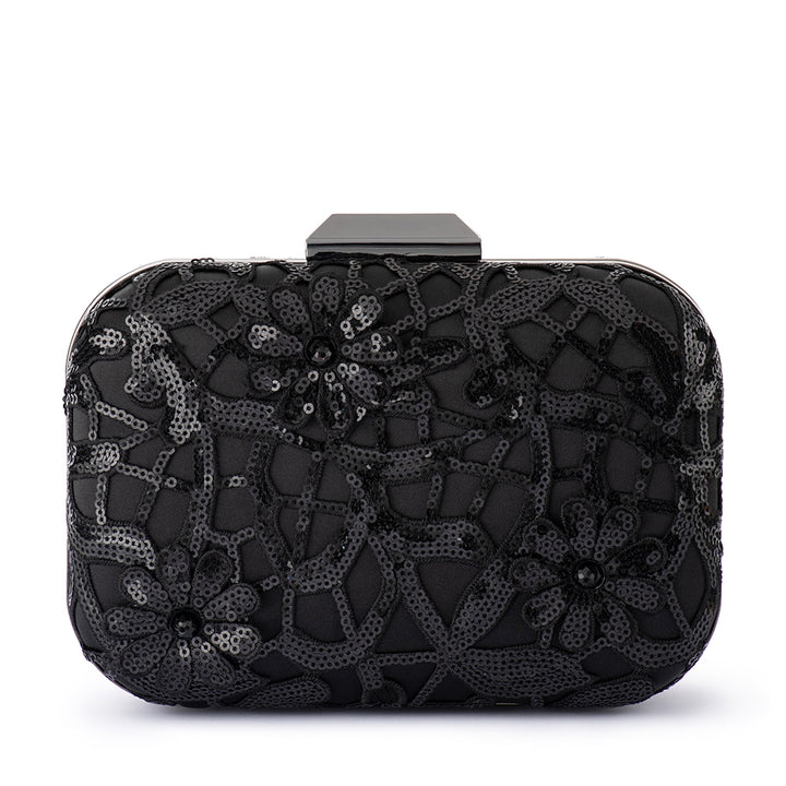 ELENA Appliqued Clutch