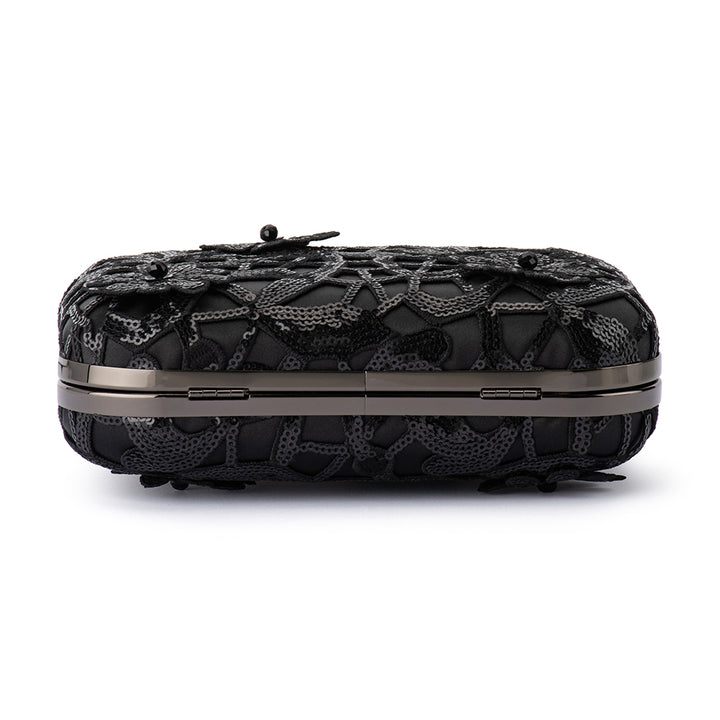 ELENA Appliqued Clutch