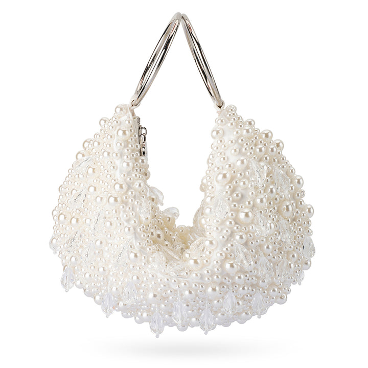 AZZY Encrusted Curved Bag