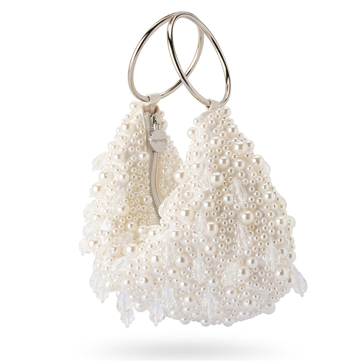 AZZY Encrusted Curved Bag