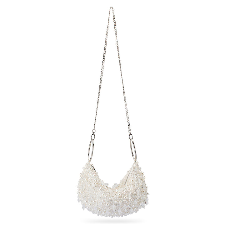AZZY Encrusted Curved Bag