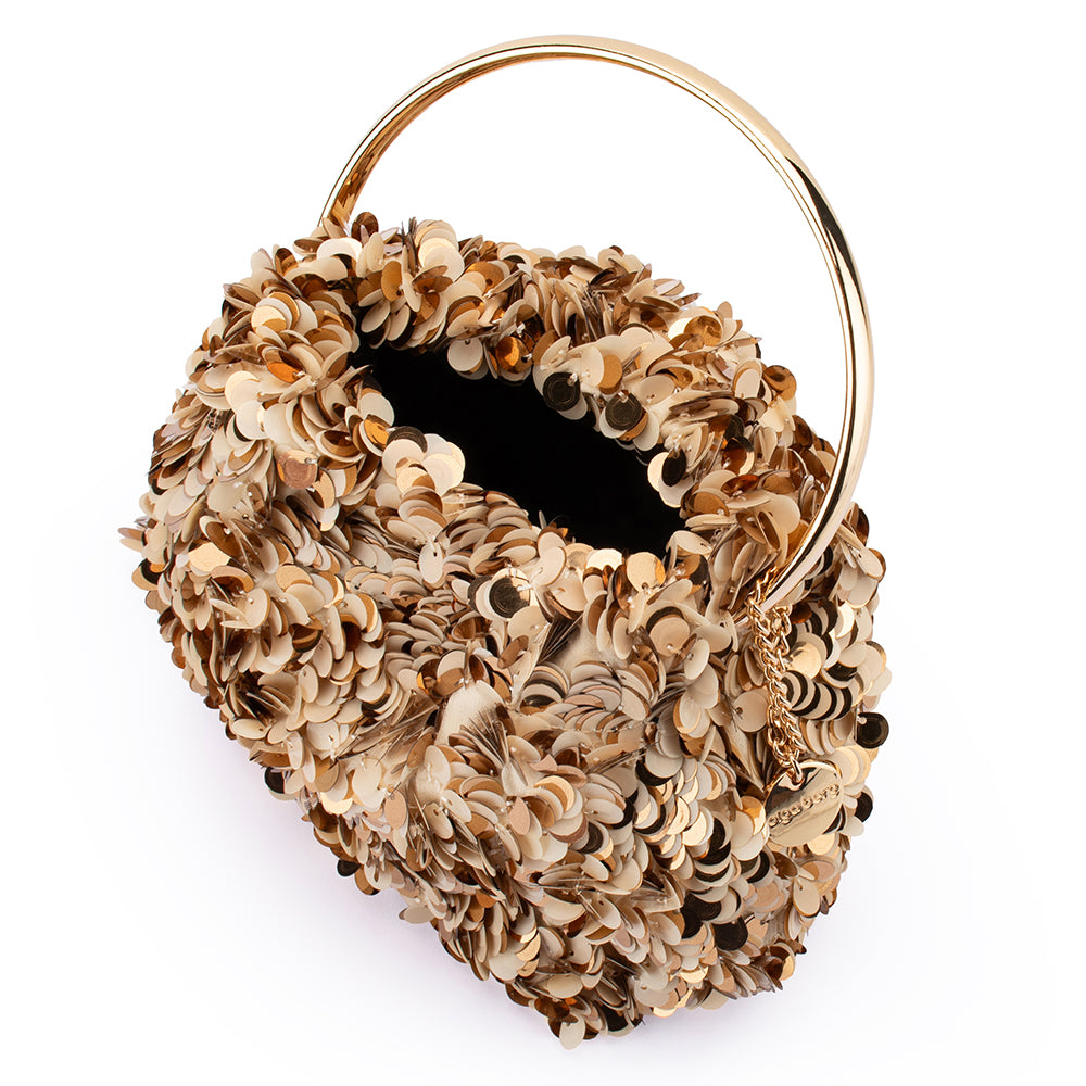SHARMA Sequin Pouch