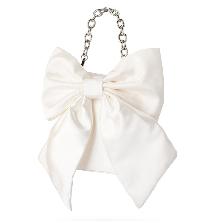 ANGELIQUE Satin Bow Bag