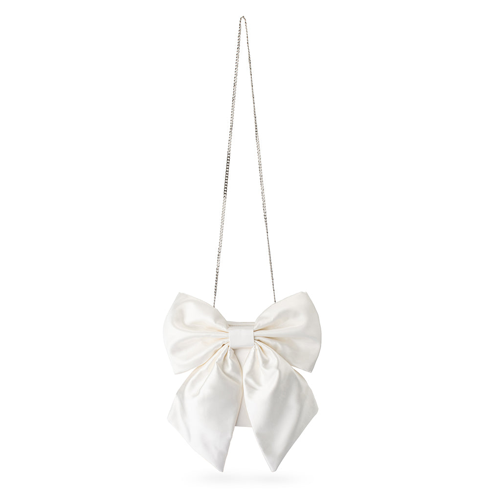 ANGELIQUE Satin Bow Bag
