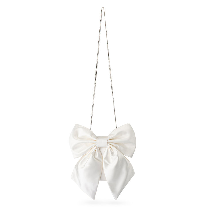 ANGELIQUE Satin Bow Bag