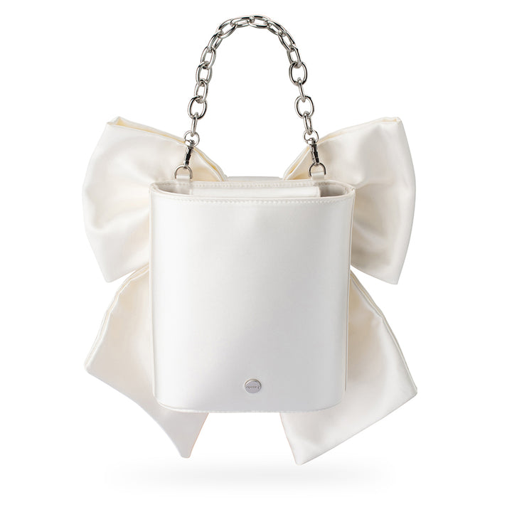 ANGELIQUE Satin Bow Bag