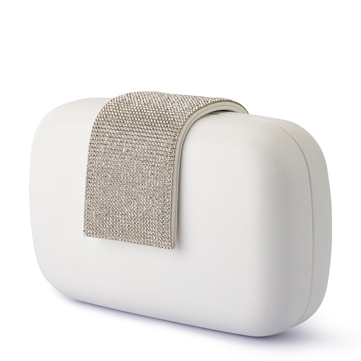 SELENE Crystal Tab Clutch