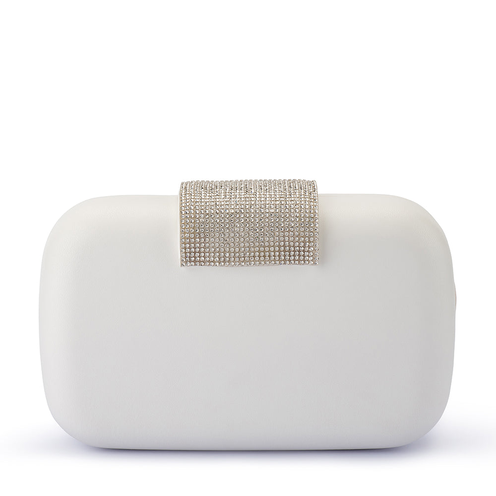 SELENE Crystal Tab Clutch