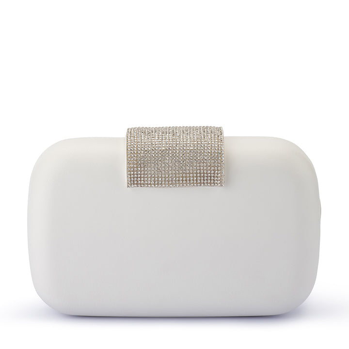 SELENE Crystal Tab Clutch