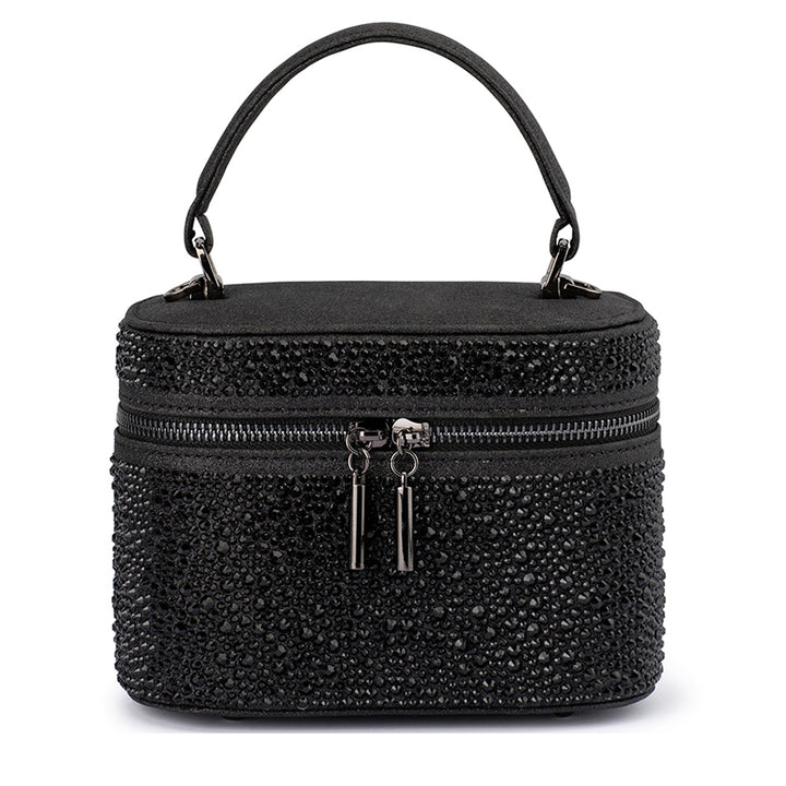 BECKIE Zip Top Crystal Bag