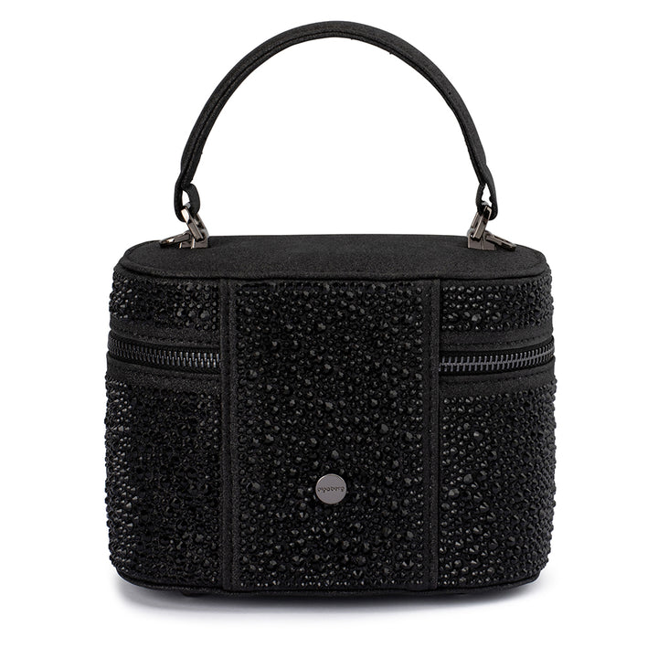 BECKIE Zip Top Crystal Bag
