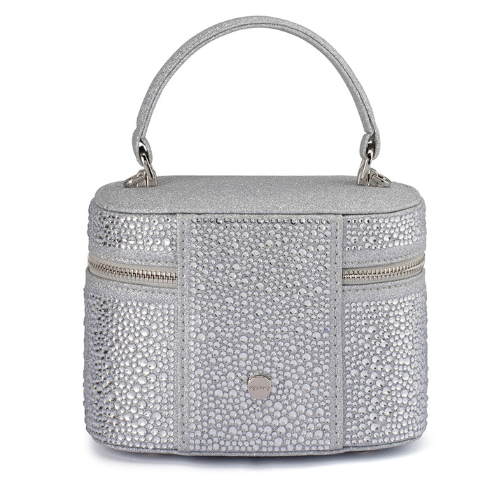 BECKIE Zip Top Crystal Bag