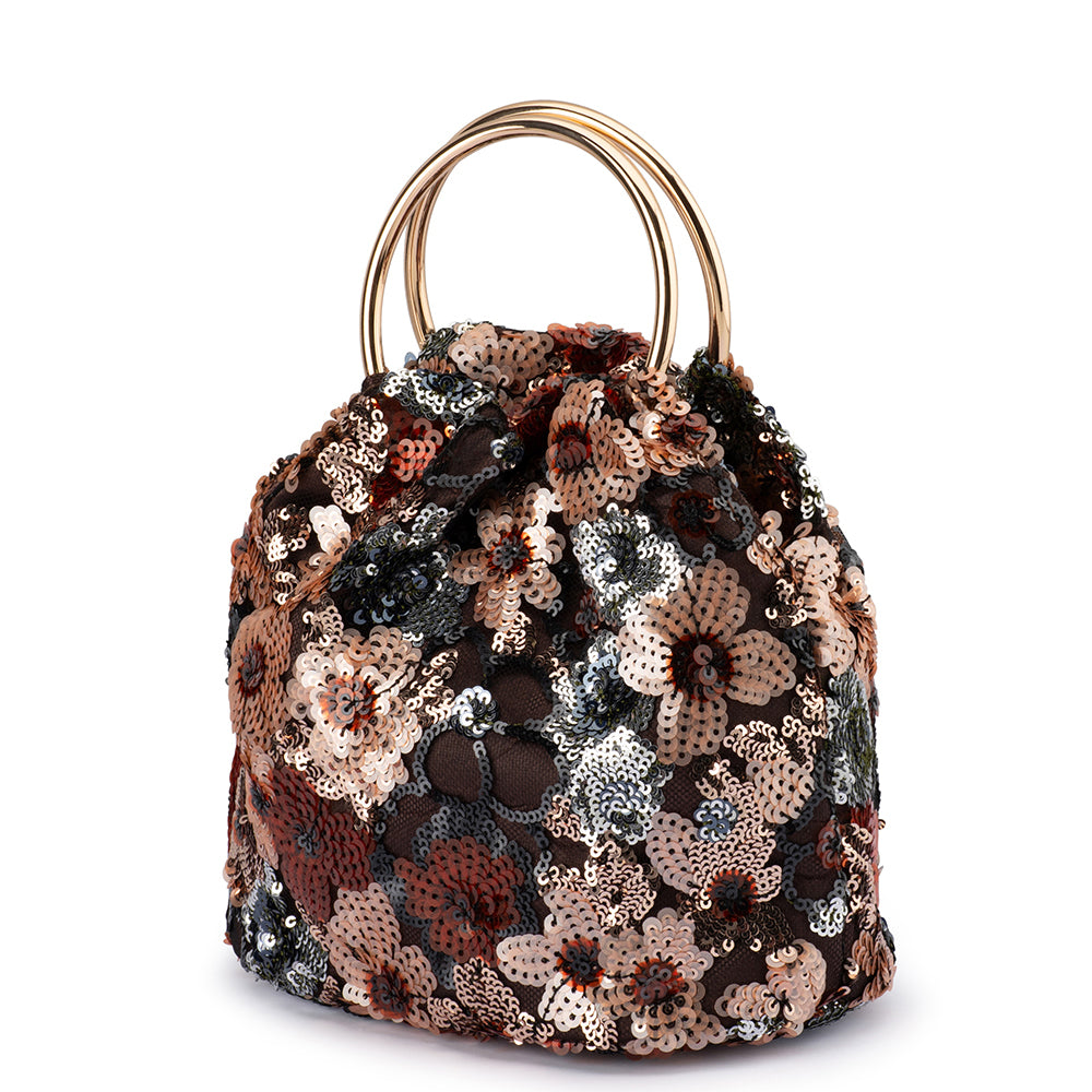 ALFIE Floral Sequin Bag