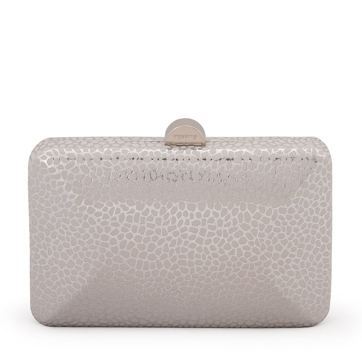 FRANKIE Embossed Clutch