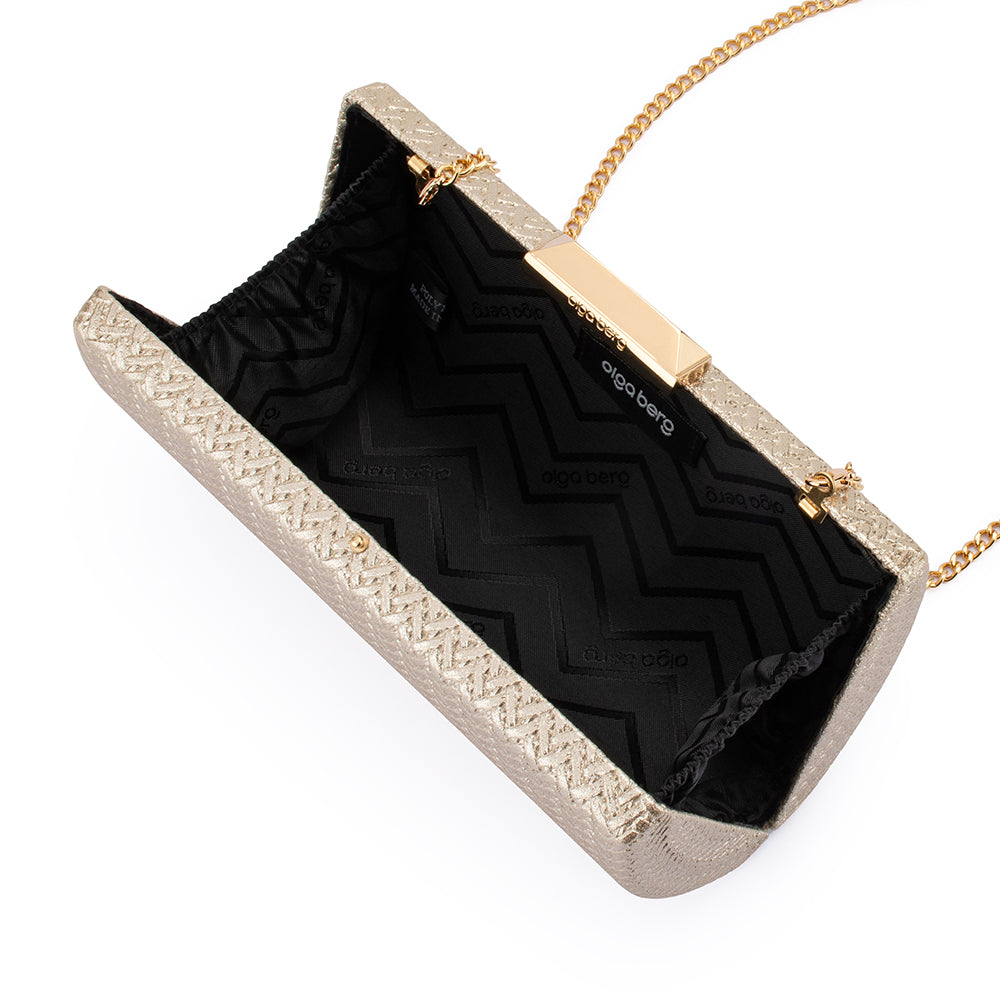 MARIKA Embossed Clutch