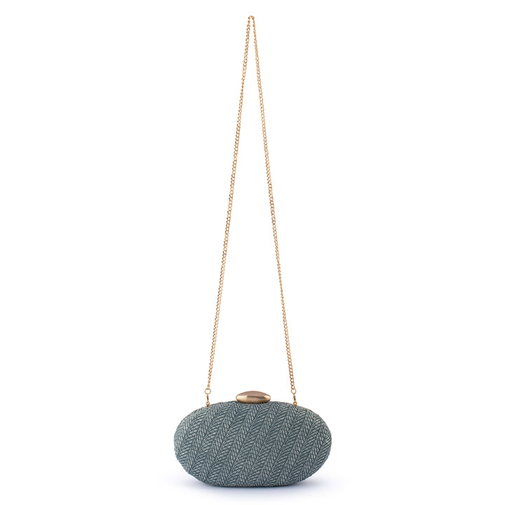 JOSIE Woven Clutch