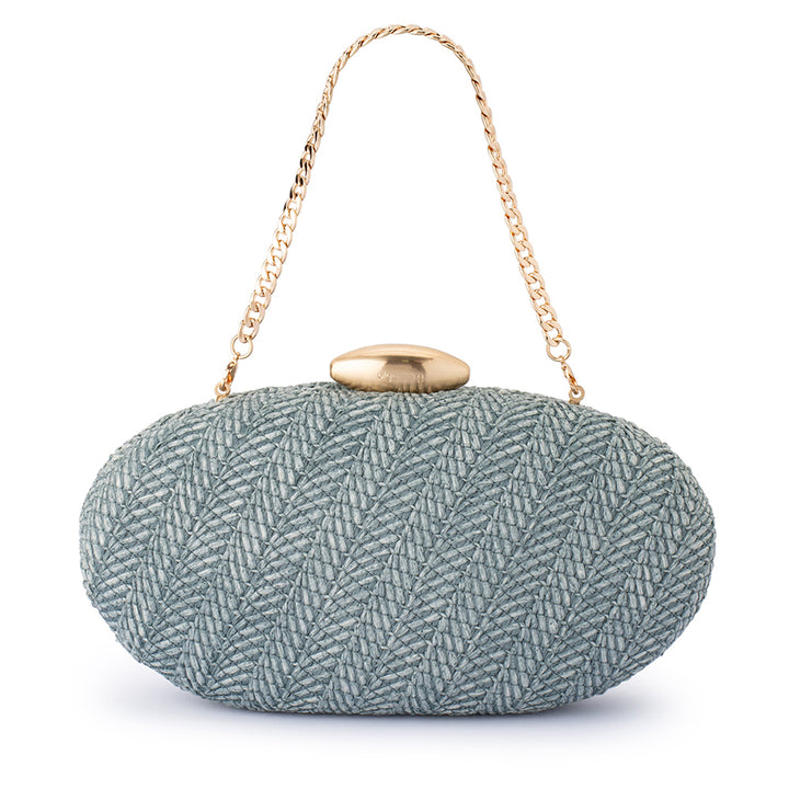 JOSIE Woven Clutch