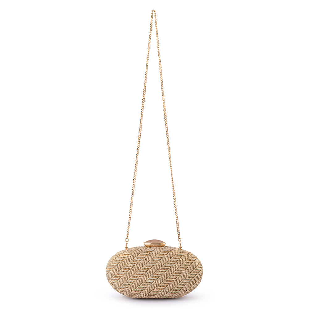 JOSIE Woven Clutch
