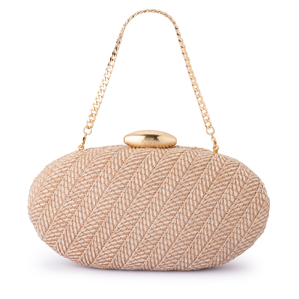 JOSIE Woven Clutch