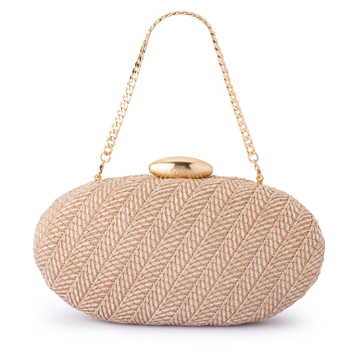 JOSIE Woven Clutch