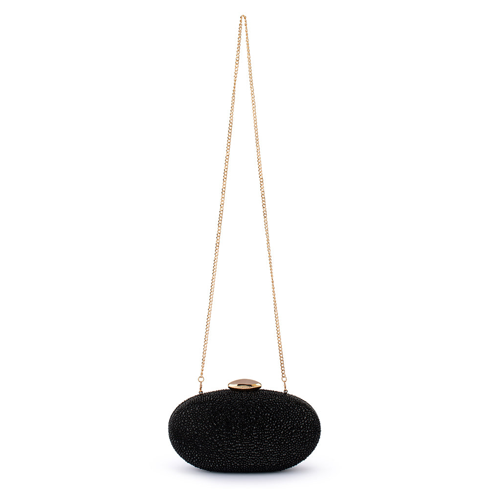 MEYER Crystal Oval Clutch