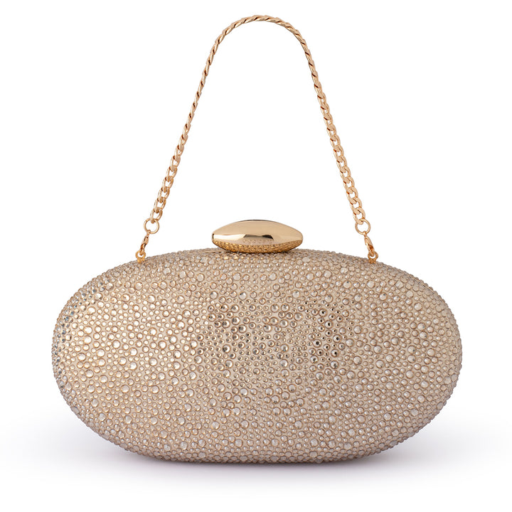 MEYER Crystal Oval Clutch