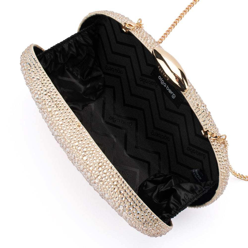 MEYER Crystal Oval Clutch