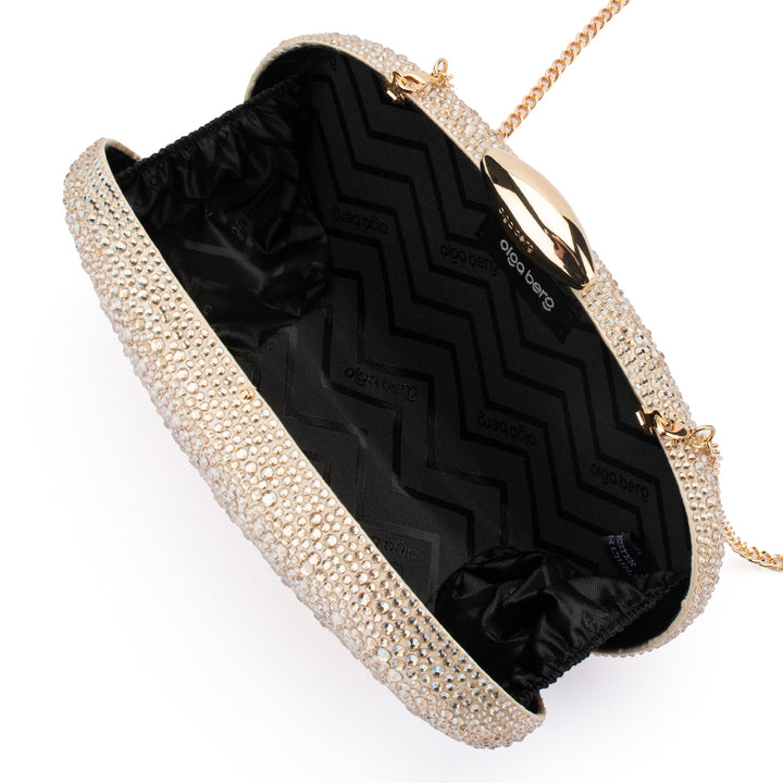 MEYER Crystal Oval Clutch