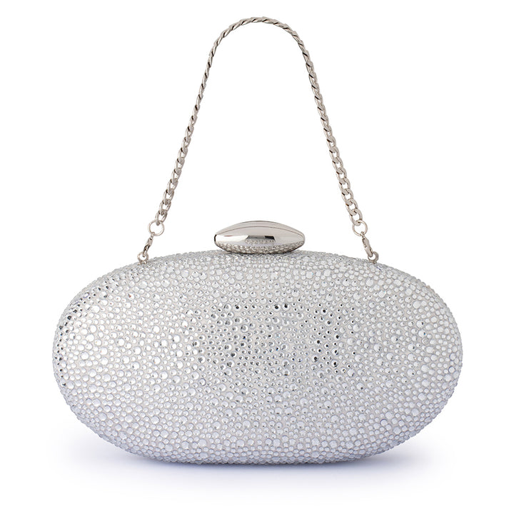 MEYER Crystal Oval Clutch