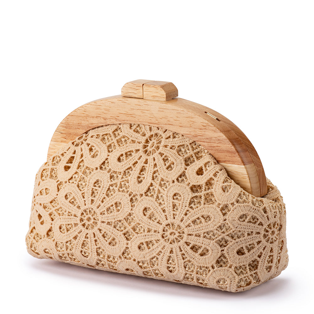 BONNIE Lace Clutch