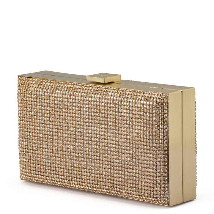 STEF Crystal Box Clutch