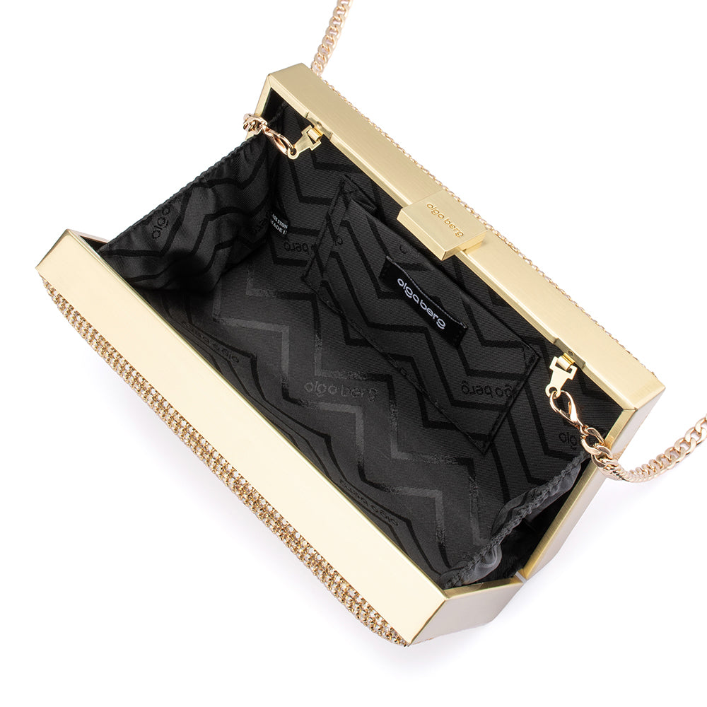 STEF Crystal Box Clutch