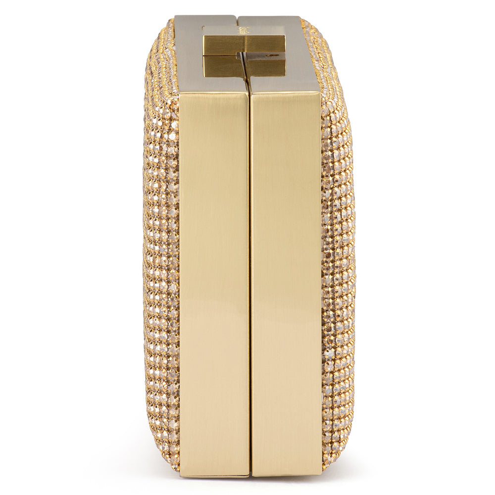 STEF Crystal Box Clutch