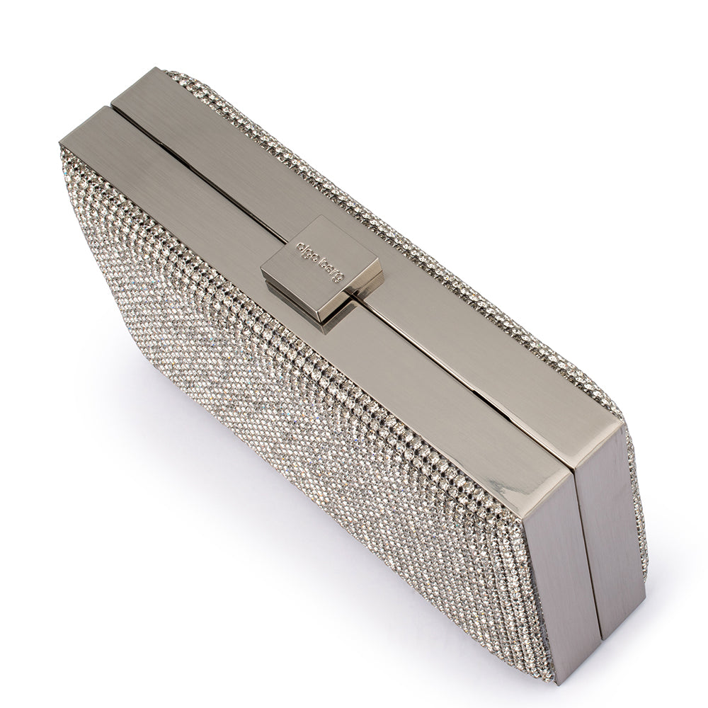 STEF Crystal Box Clutch