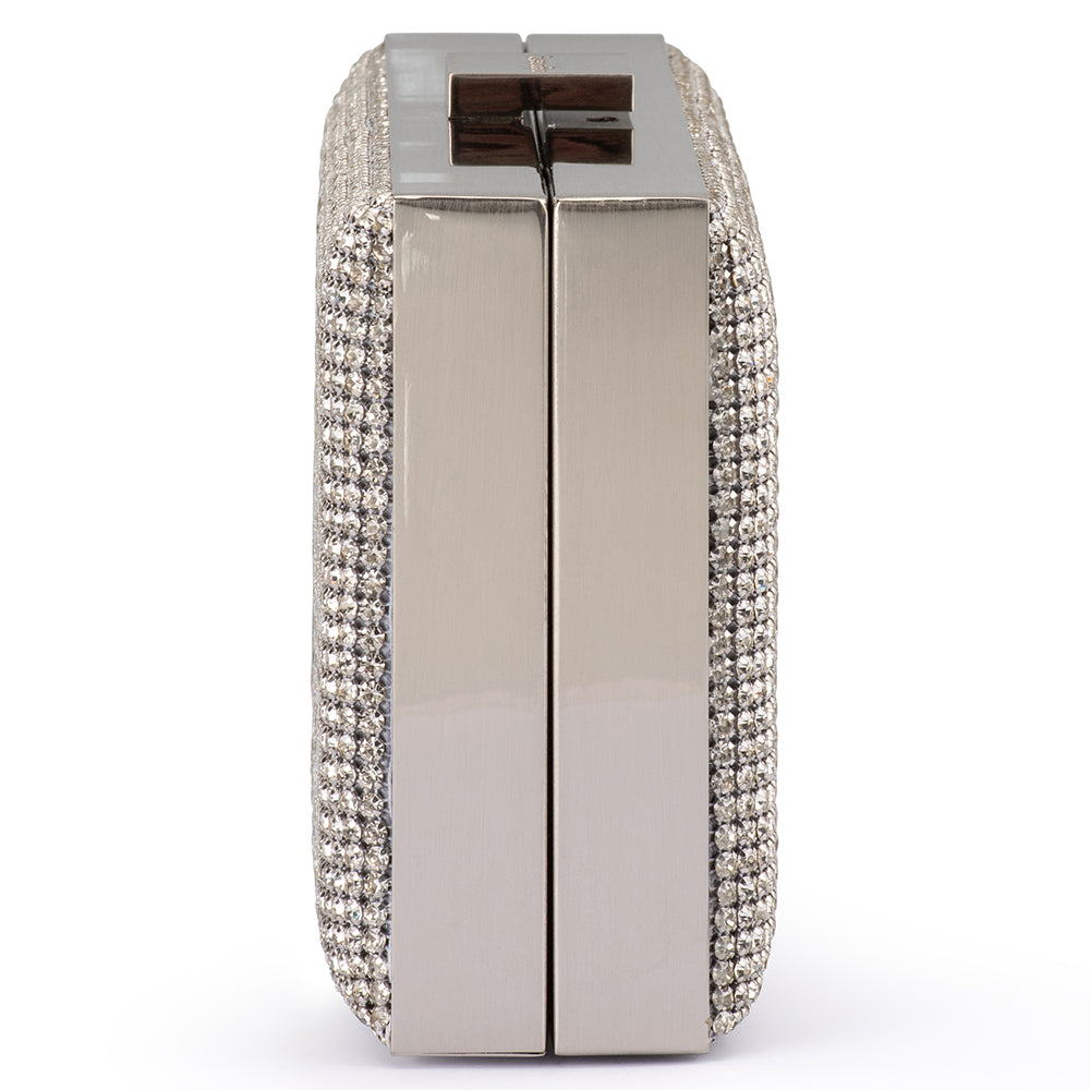 STEF Crystal Box Clutch