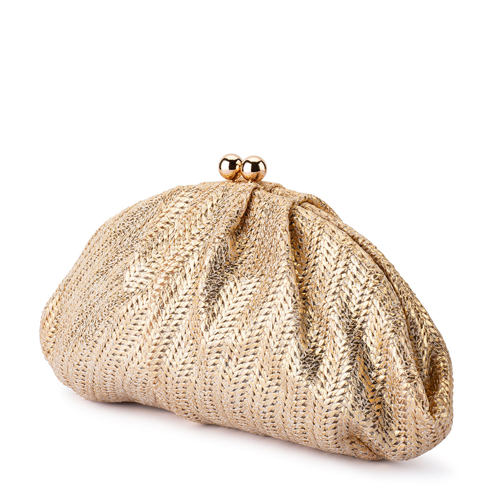 RITA Woven Clutch