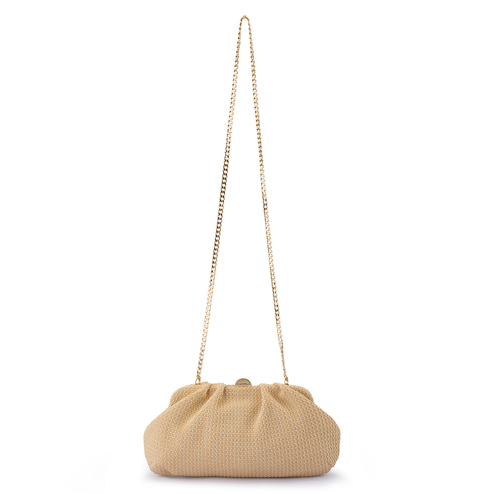 ORIANA Woven Clutch