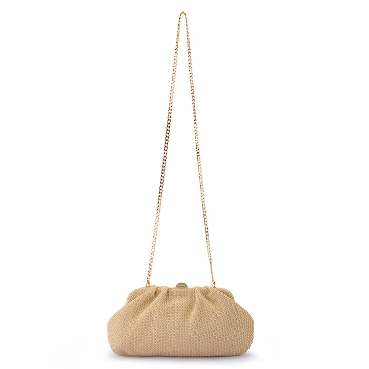 ORIANA Woven Clutch