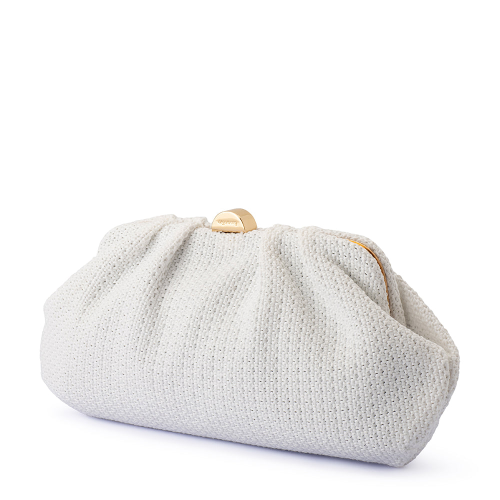 ORIANA Woven Clutch