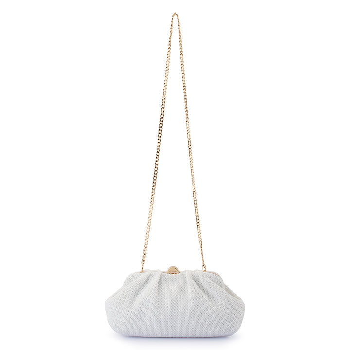 ORIANA Woven Clutch