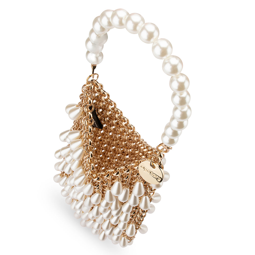 JADEN Pearl Chainmail Bag