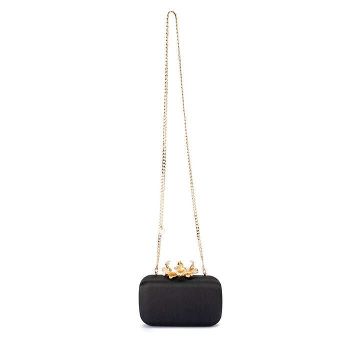 ADELE Orchid Lock Clutch - Olga Berg